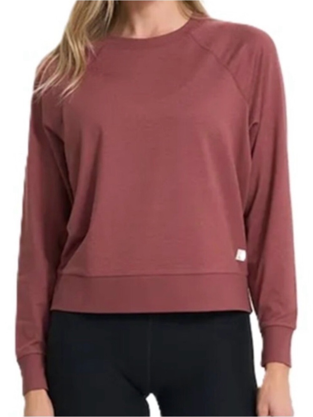 Vuori Halo Crew Sweatshirt XL Rosewood Heather